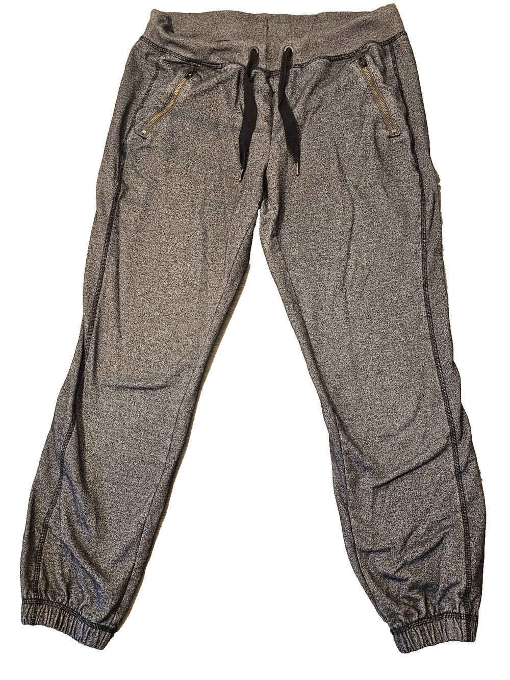 H&M Womens Gray Black Jogger Sweatpants Size M Casual Lounge Athleisure
